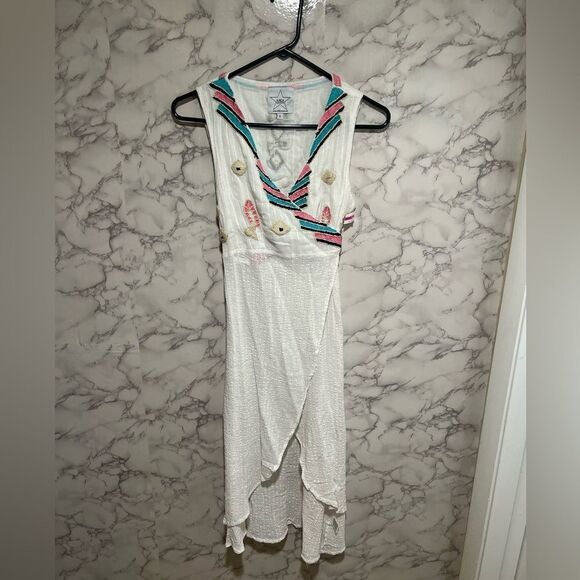 AREA STARS Mayan Embroidered Wrap Dress - Picture 4 of 12